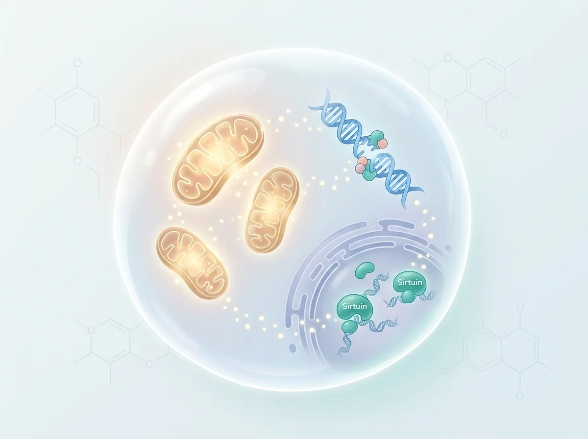 3 pathways. Elk cruciaal voor cellulaire gezondheid.