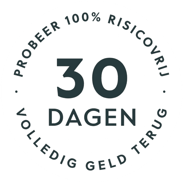 30 dagen geld-terug-garantie badge